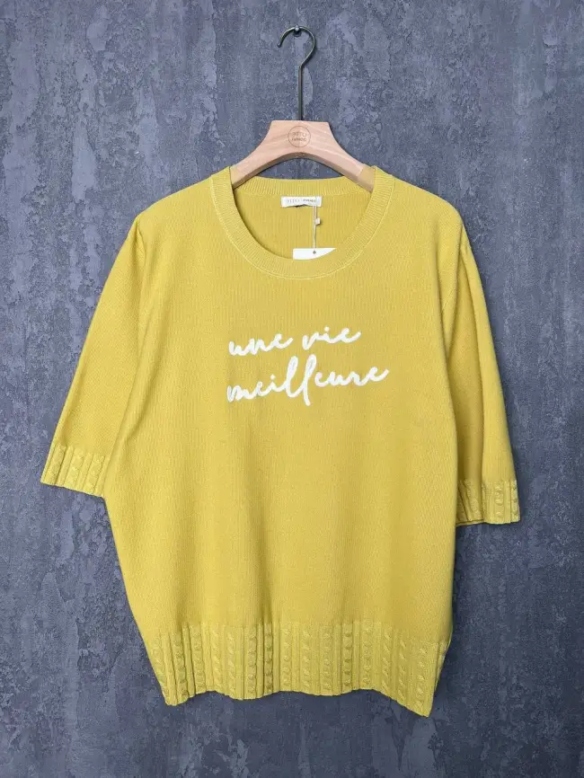 Джемпер 25414 Размер 48-52 (горчица, S 48-52)Уценка фото 1