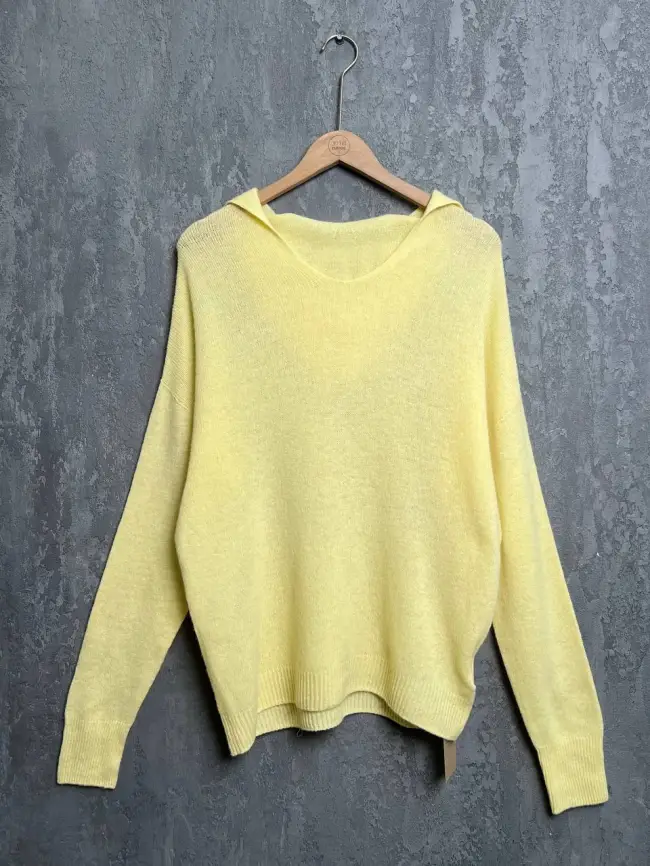 Шерстяной джемпер с капюшоном 25676 Размер 46-54 фото 30