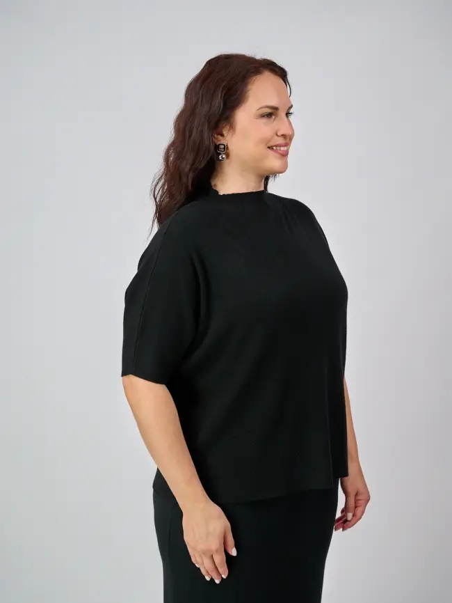 Джемпер короткий рукав ЭттоПлюс 707 Размер 50-58 фото 44