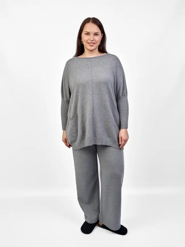 Джемпер 1444 Италия Размер 50-58 фото 7