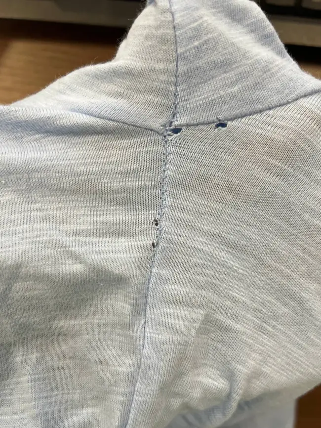 Футболка 039 (голубой, 2) Уценка фото 2