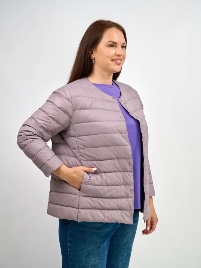 Легкая пуховая куртка 8802 фото 96