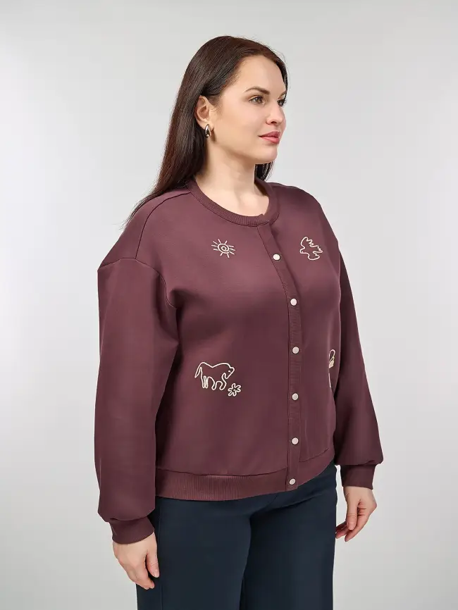 Кардиган 3510-1 Размер 50-58 фото 37