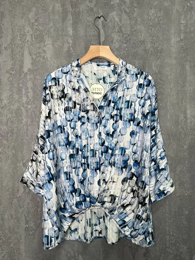 Блуза ЭттоПлюс 34183 Размер 50-58 фото 7