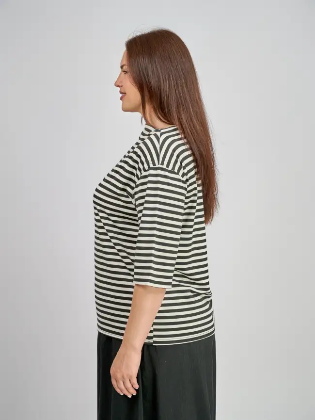 Лонгслив полоска ЭттоПлюс 1711 Размер 50-56 фото 8