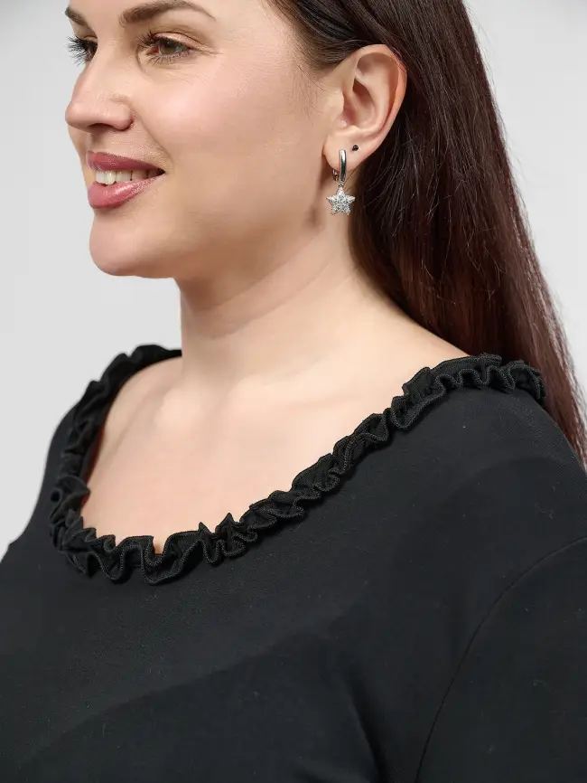 Блузка трикотажная 0217 Размеры 50-58 фото 17