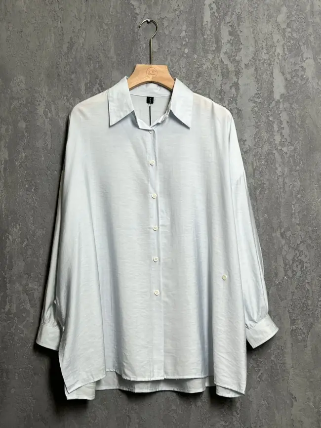 Рубашка 965 размер 50- 58 (голубой)Уценка фото 1