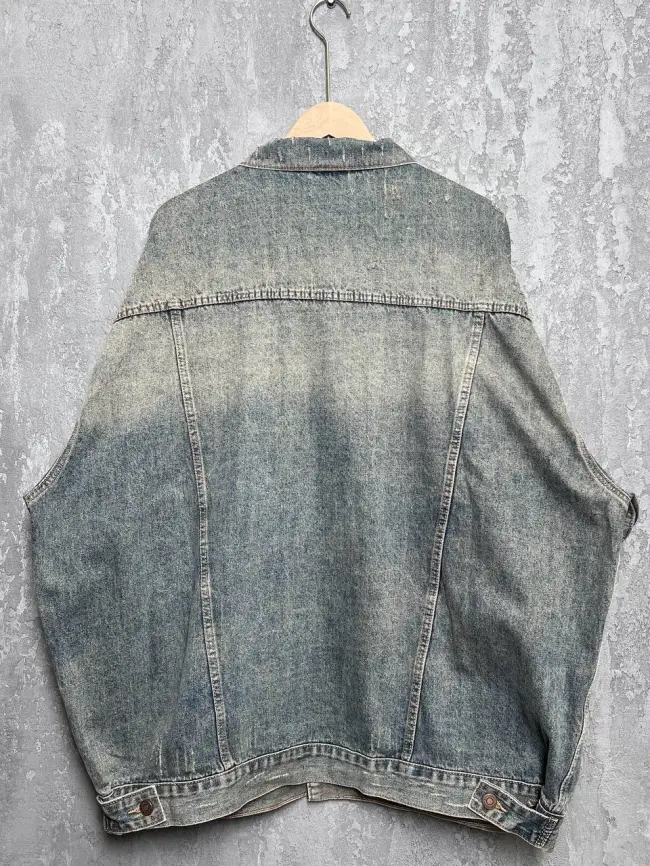 Куртка джинсовая 25163 Размер 54-60 фото 17