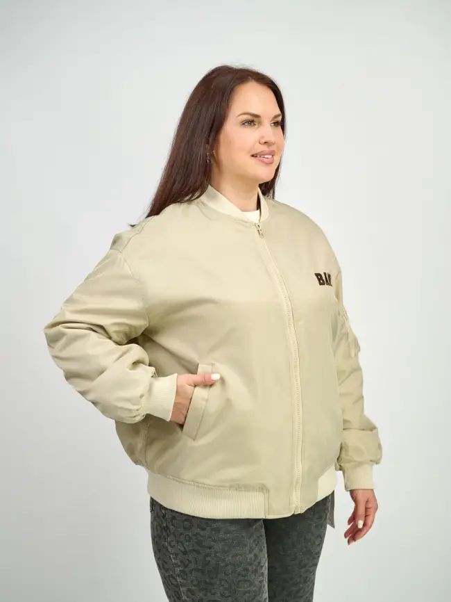 Бомбер утепленный 2958 Размер 50-58 фото 17