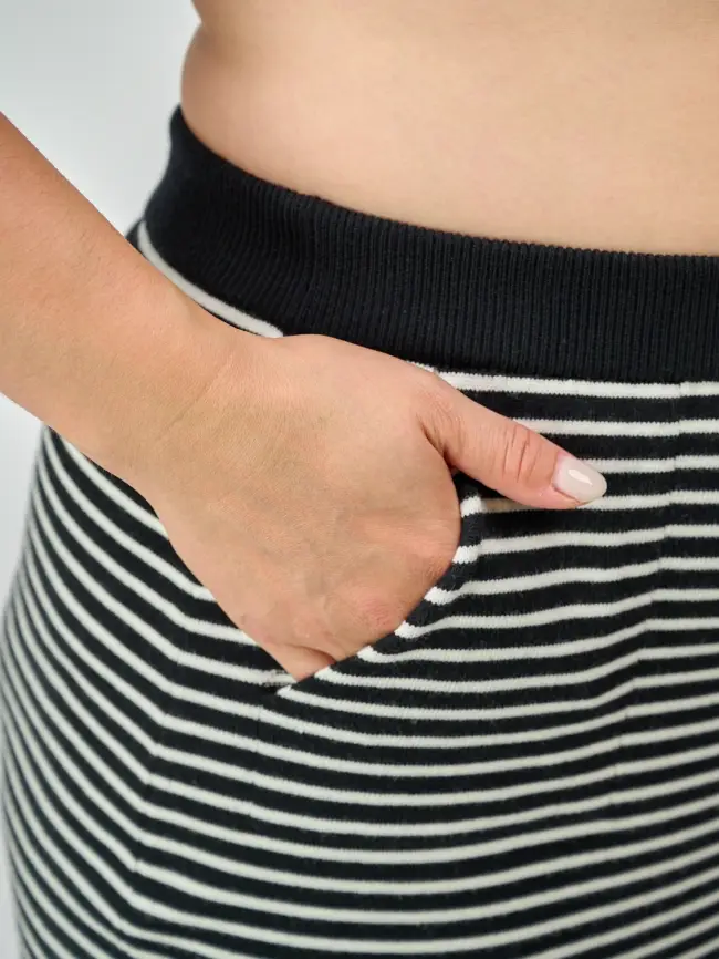 Юбка в полоску ЭттоПлюс 25413 Размер 50-58 фото 17