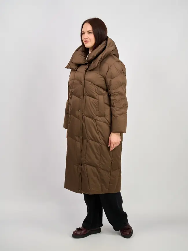 Пальто 5041 Размер 48-54 фото 19