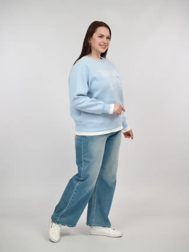 Свитшот 9732 Размер 50-58 фото 20