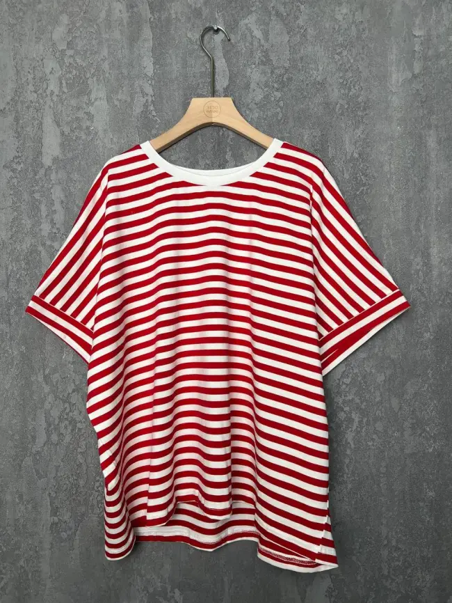 Футболка 033 раз. 50 - 58 (красный, 1) Уценка фото 1