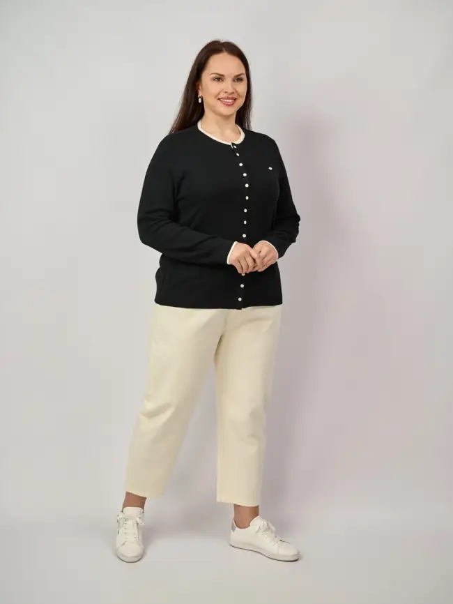 Брюки 7/8 1008 Размеры 50-58 фото 29