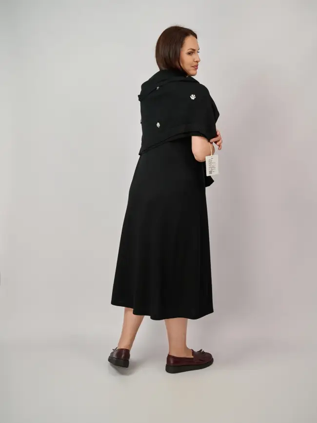 Платье с накидкой 23338 Размер 50-58 фото 13