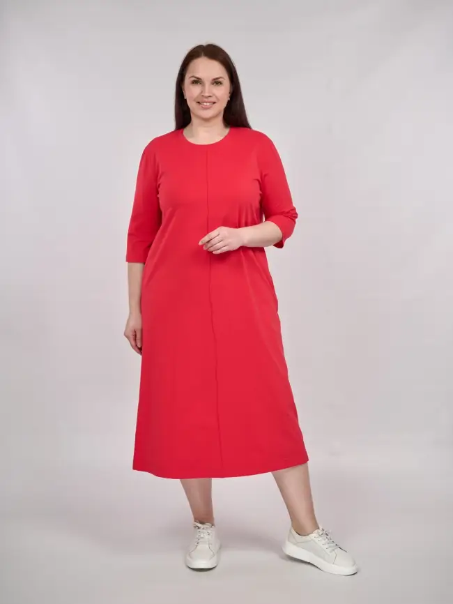 Платье ЭттоПлюс 88165 Размер 48-54 фото 1