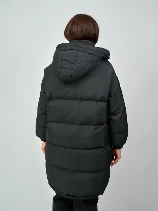 Пуховик А-силуэт 811 фото 7