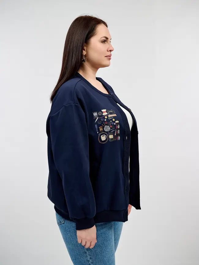 Кардиган 9129-1 Размер 50-58 фото 9