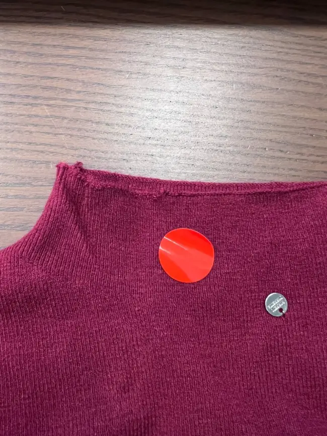 Джемпер 3087 Размер 48- 54 (бордо) Уценка фото 2