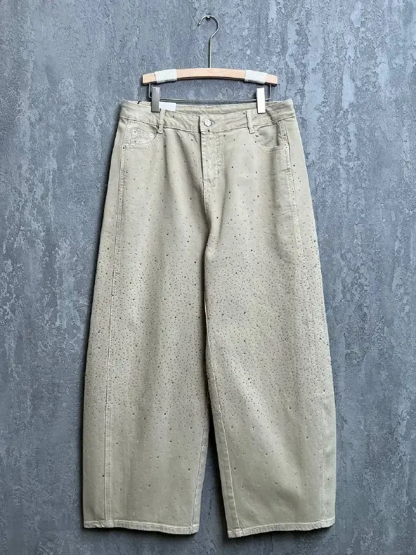 Джинсы в стразах 6788 Размеры 52-58 фото 40