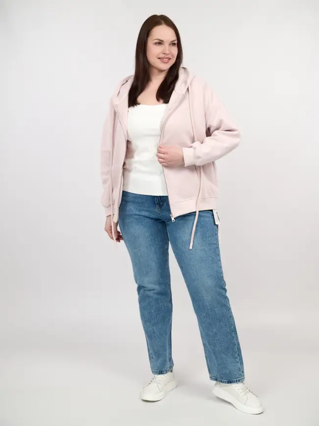 Худи зип оверсайз 505 Размер 50-58 фото 47