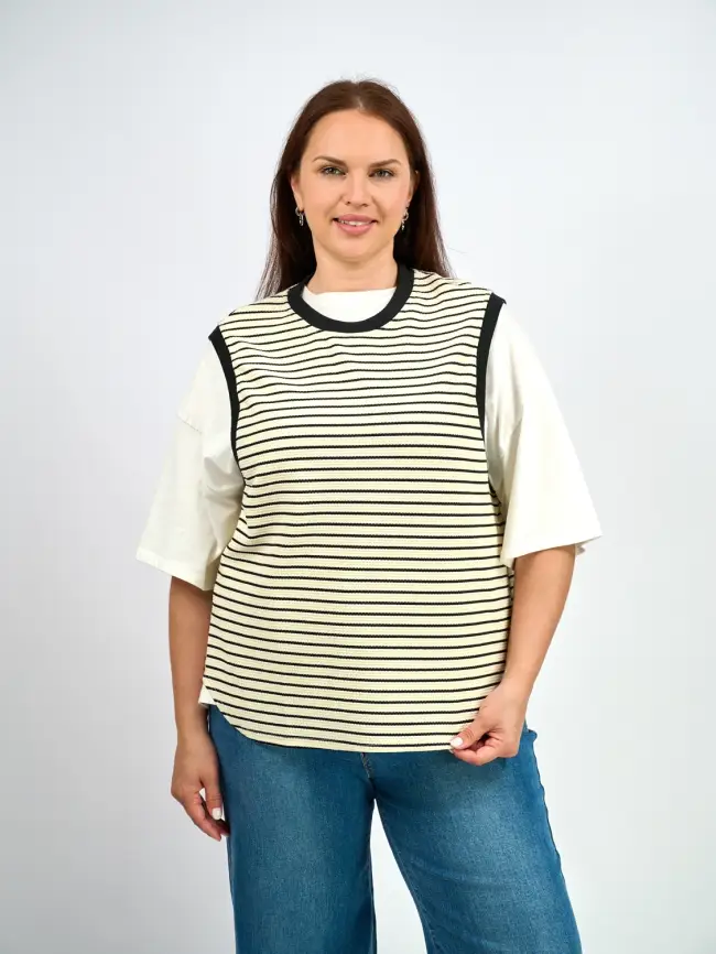 Жилет вязаный 02588 фото 5