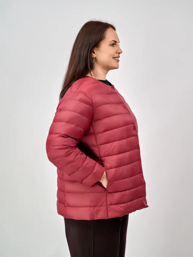 Легкая пуховая куртка 8802 фото 122