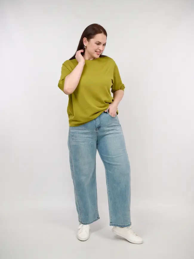 Джинсы 9893 Размер 48-54 фото 4