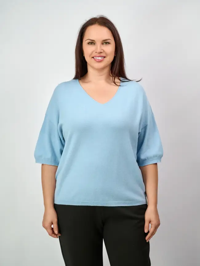 Джемпер 20241 ЭттоПлюс Размер 50-58 фото 176