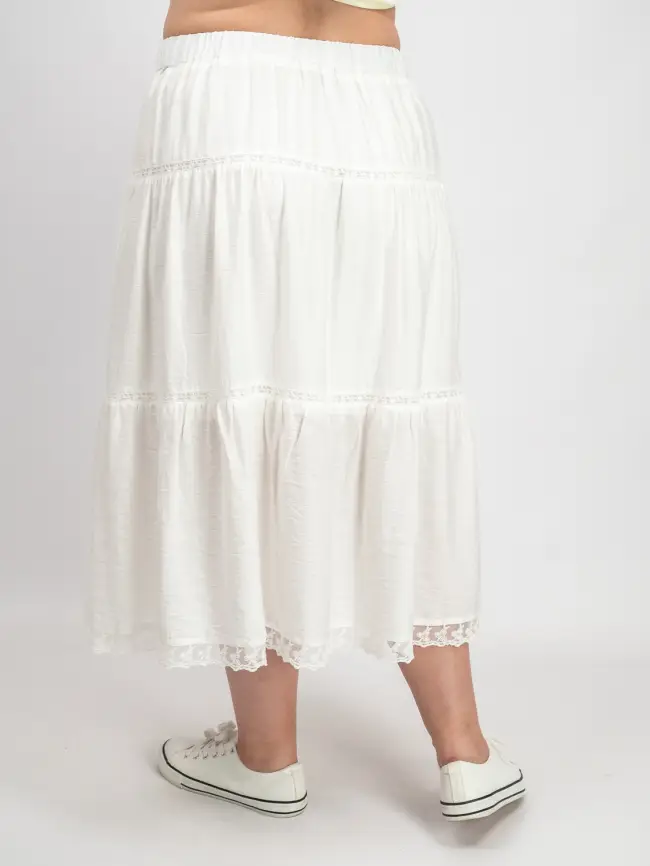 Юбка ярусная 1217 размеры 50- 56 фото 6