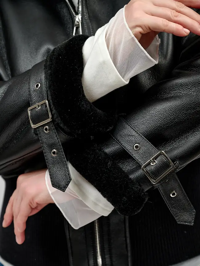 Дубленка 18702 Размер 48-52 фото 10