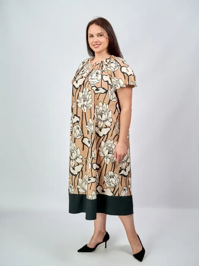 Платье летнее 26167 размер 50- 58 фото 4