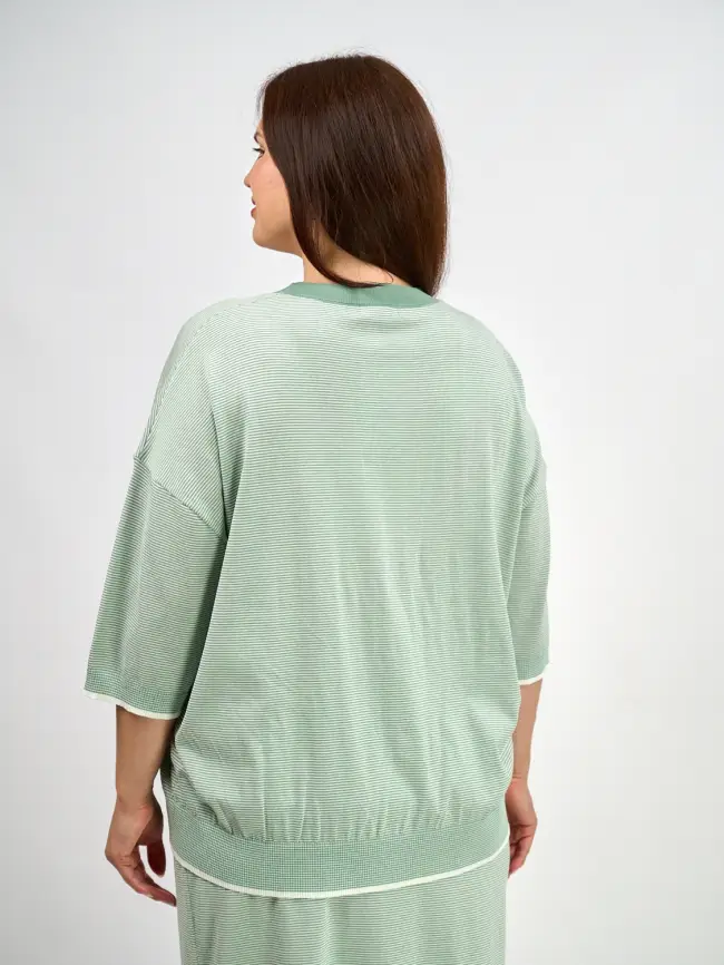 Джемпер облегченный ЭттоПлюс 25415-1 Размер 54-58 фото 13