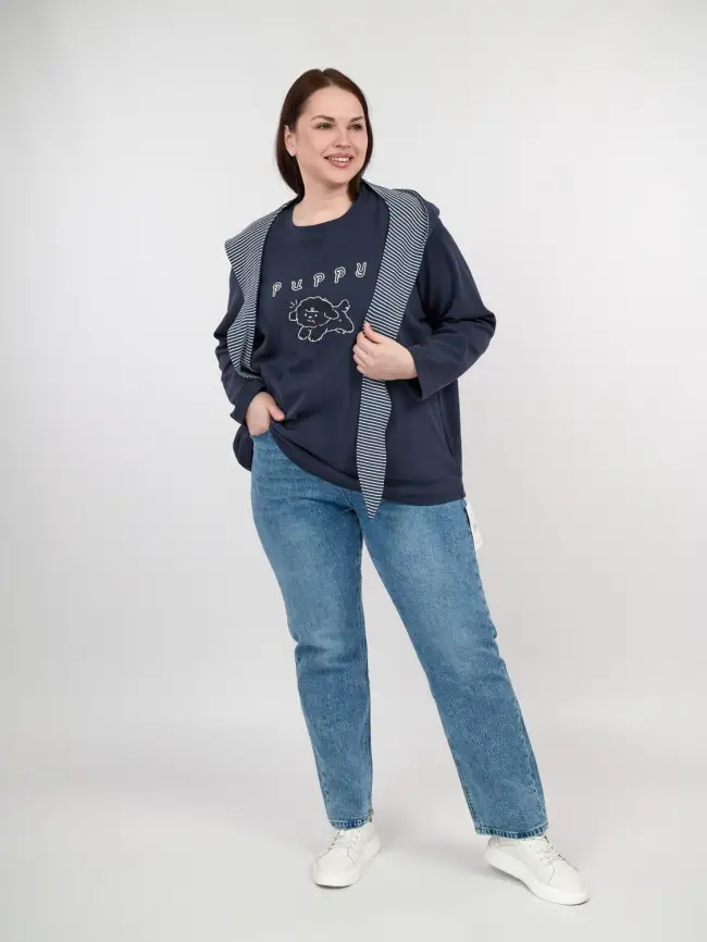 Джинсы 25266 ЭттоПлюс Размер 50-56 фото 8