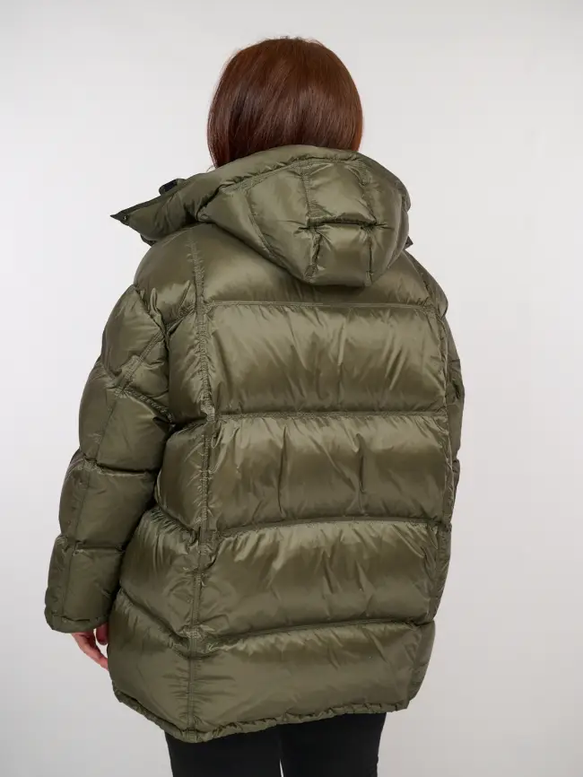 Пуховик зимний 9903 удлиненный Размер 50-60 фото 72