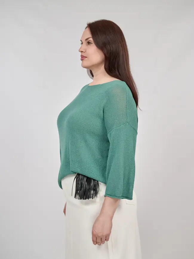 Джемпер облегченный ЭттоПлюс 25107-1 Размер 50-58. фото 105