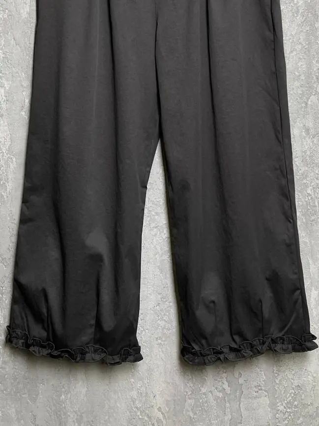 Брюки лето с рюшами 1239 размеры 48- 58 фото 19