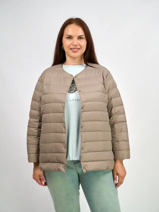 Легкая пуховая куртка 8802 фото 1