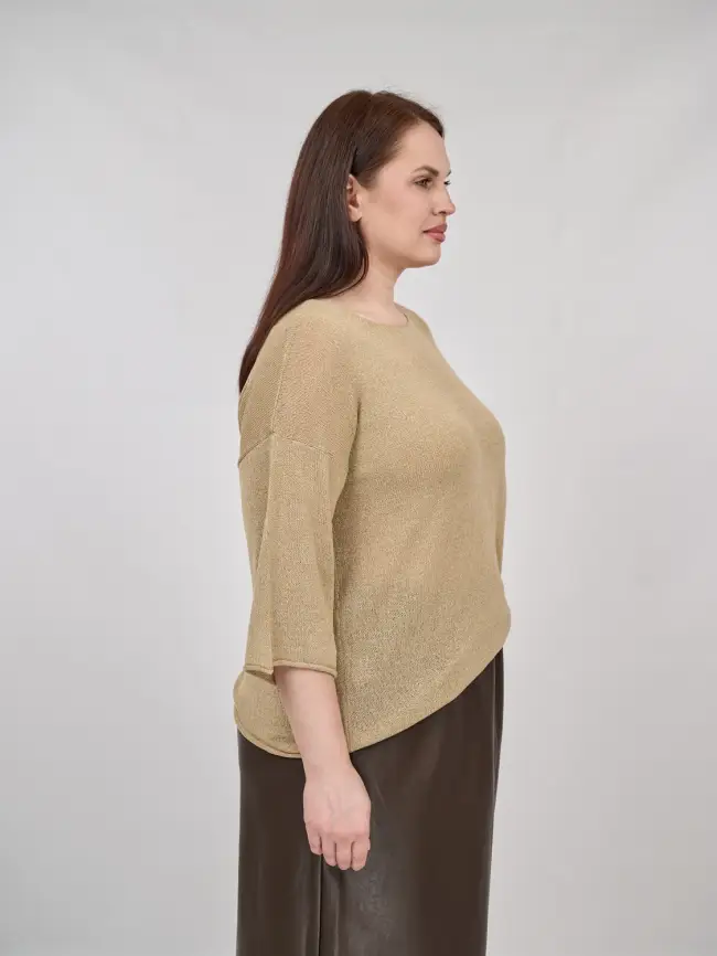 Джемпер облегченный ЭттоПлюс 25107-1 Размер 50-58. фото 91