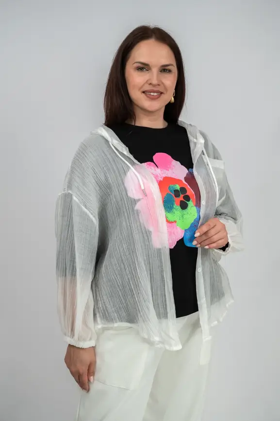 Пыльник рубашка 8026 Размер 50-58 фото 48