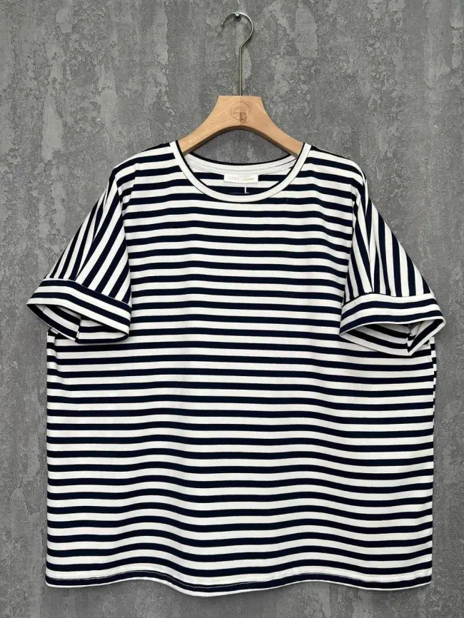 Футболка в полоску ЭттоПлюс 010-1 фото 19