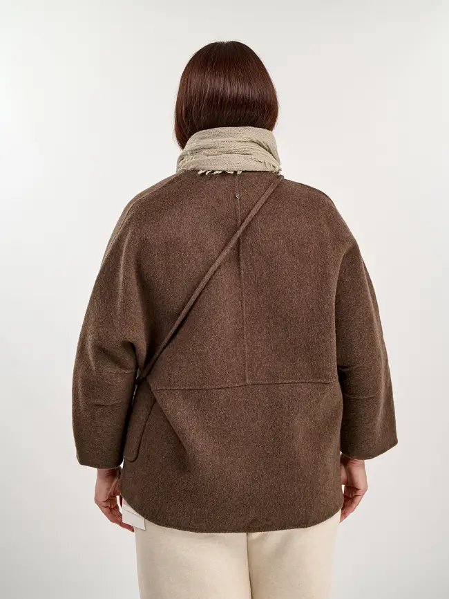 Пальто с сумкой 105 Размер 46-50 фото 5