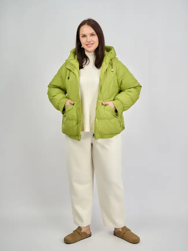 Пуховая куртка ЭттоПлюс 2553 Размер 48-52 фото 144