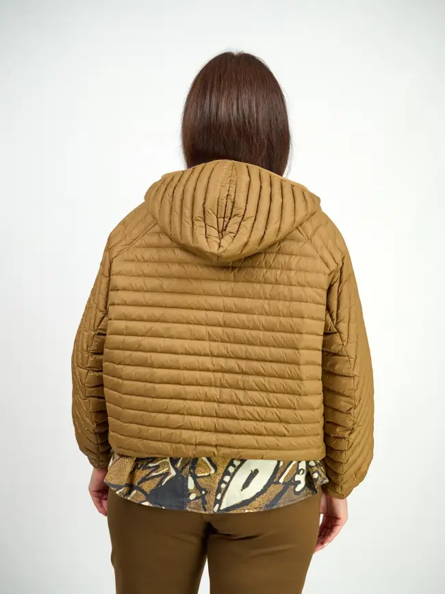 Куртка пух легкая короткая с заклепками 8183 Размер 48-58 фото 65