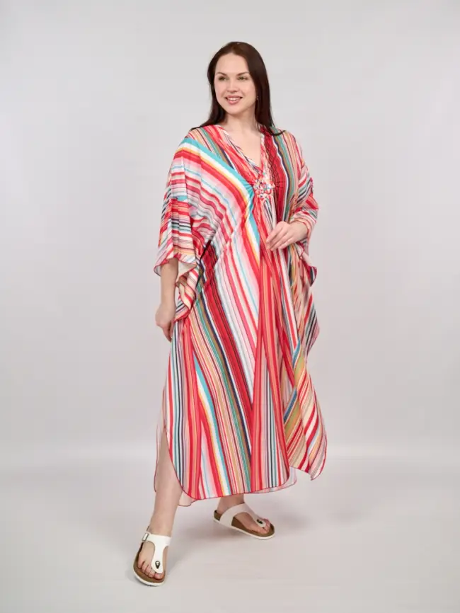 Туника принт 8693 Размер 46-58 фото 2