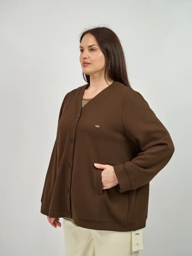 Бомбер 5517 Размер 52-58 фото 9