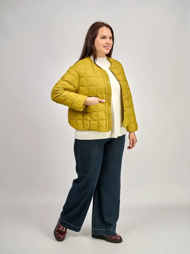 Куртка пух легкая размер 44-52 8176 фото 11