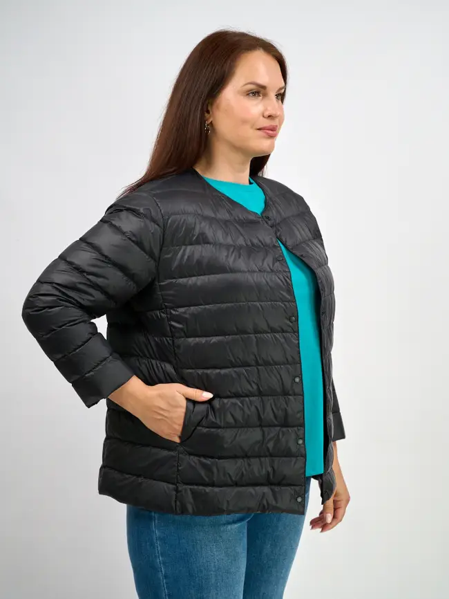 Легкая пуховая куртка 8802 фото 20