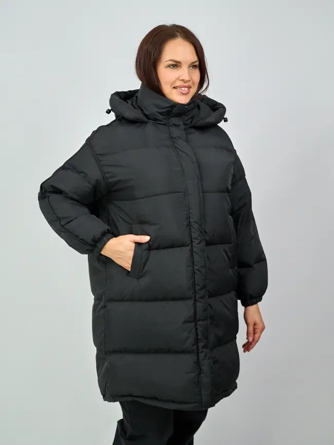 Пуховик А-силуэт 811 фото 6