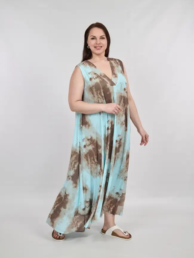 Сарафан ЭттоПлюс 34189 размер 52- 58 фото 4